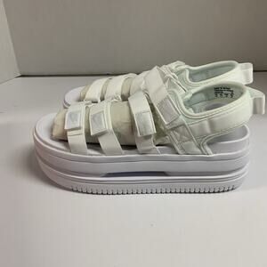 Nike Icon Classic Sandal White Pure Platinum DH0224 100 Size 10 Women Size 8.5 M